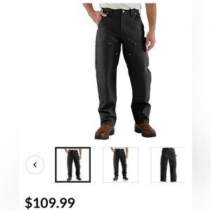 Carhartt Men's Black Work Pants